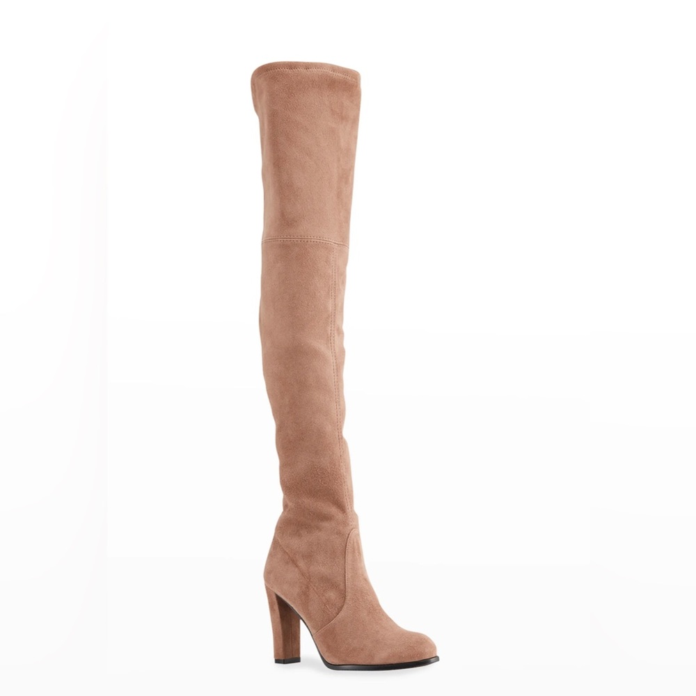 Stuart Weitzman Taupe Suede Over The Knee Boots. Worn ONCE!